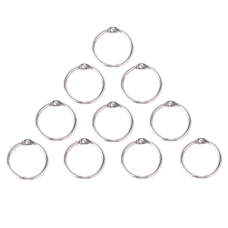 

10 x Clamp Rings for Scrapbooks Albums - 30mm