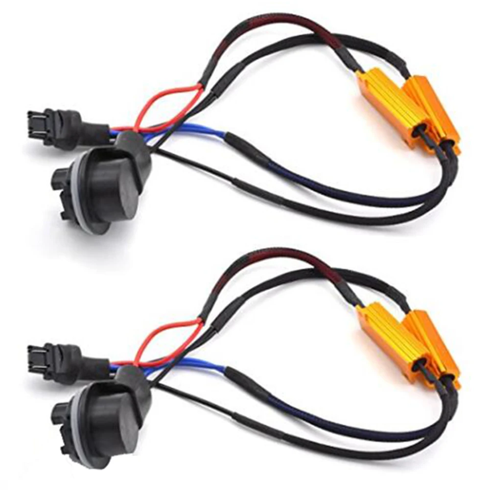 

1pcs 12V 3157B LED Headlight Resistor Kit Without Error Warning Eliminator LED Resistor Decoder Car Accessories