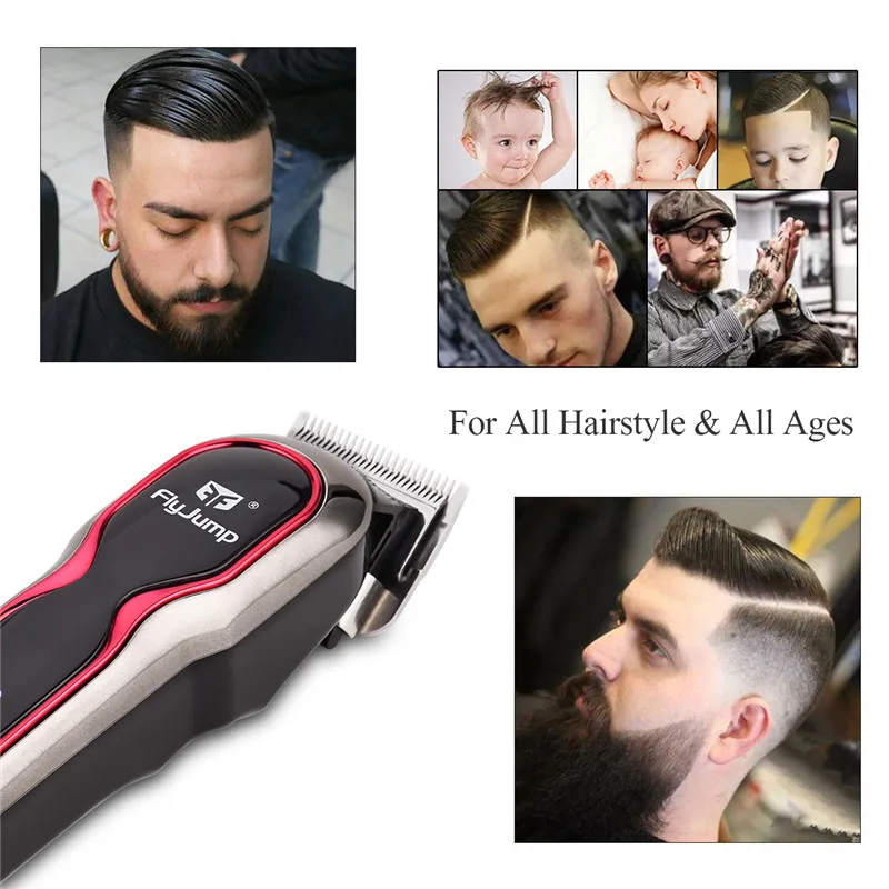 

Professio LCD Electric Hair Trimmer For Men Rechargeable Clipper Haircut Machine For Barber Beard Trimmer Razor Home Hair Shaver