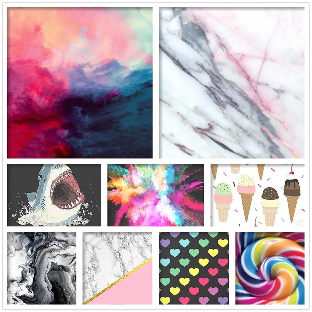 Мраморный держатель для смартфона с героями мультфильмов кольцо на палец