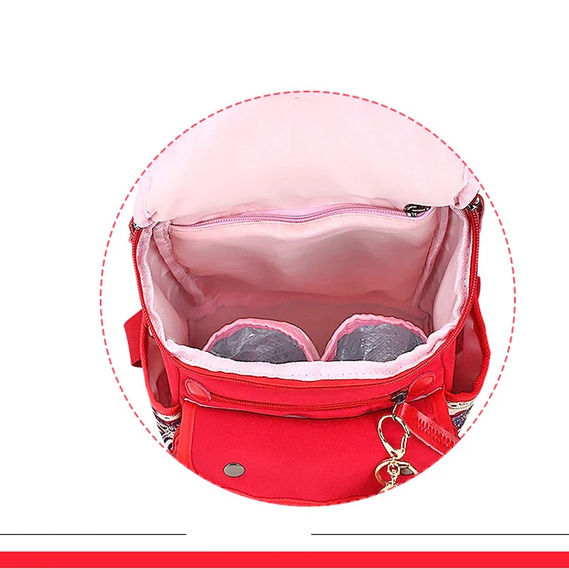 

2pcs/set Quality Diaper Bag For Maternity Mummy Nursing Baby Bag Nappy Organizer Travel Backpacks Women's Bag Collision Colors