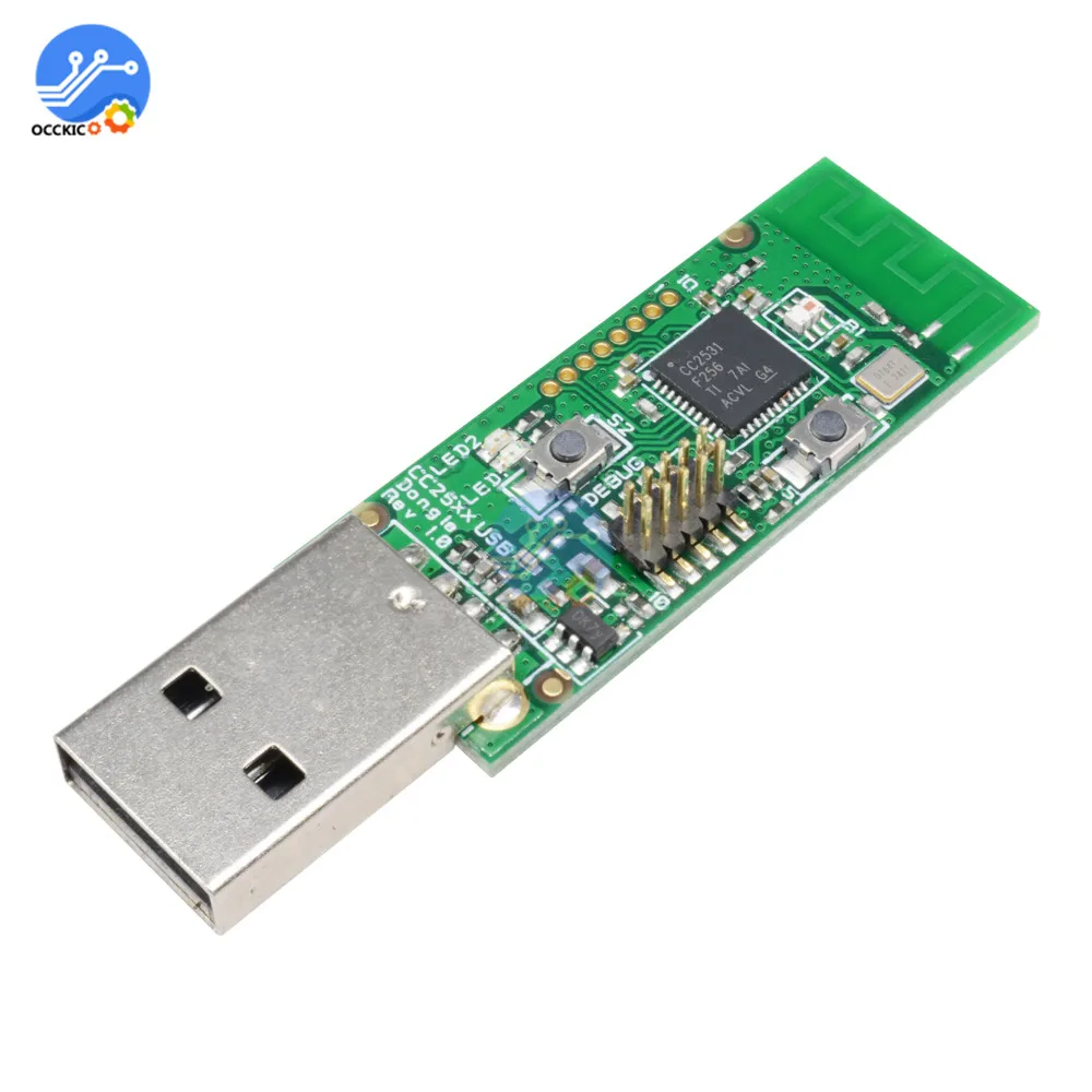 Беспроводная плата Zigbee CC2531 Sniffer модуль анализатора Packet Protocol высокоскоростной USB