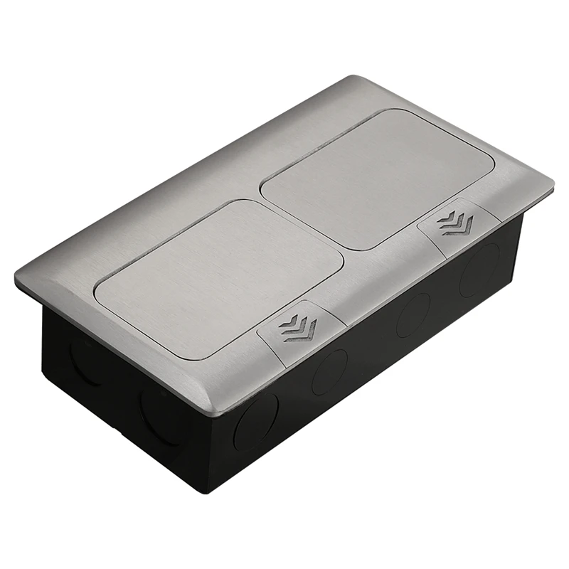 -Up Ground Power Invisible Electrical Socket with Two European Style Double Network Port EU Plug | Электроника