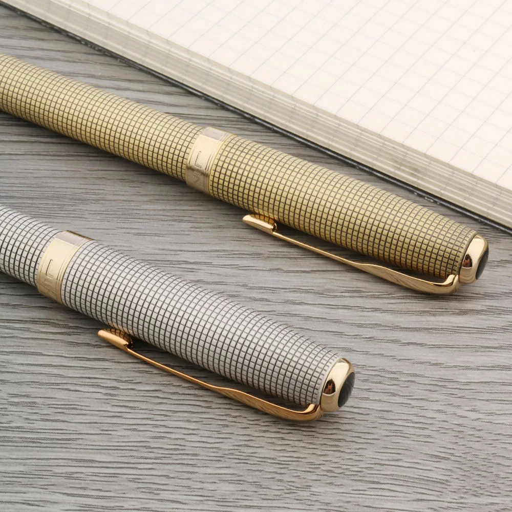 Ручка перьевая JINHAO 75 каллиграфия с узором под золото офисные и школьные