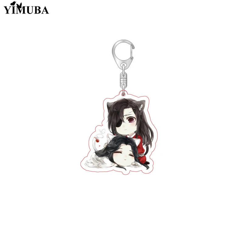 Брелок Аниме Tian Guan Ci Fu Q Version Xie Lian Hua Cheng фигурки для косплея фотография акриловая