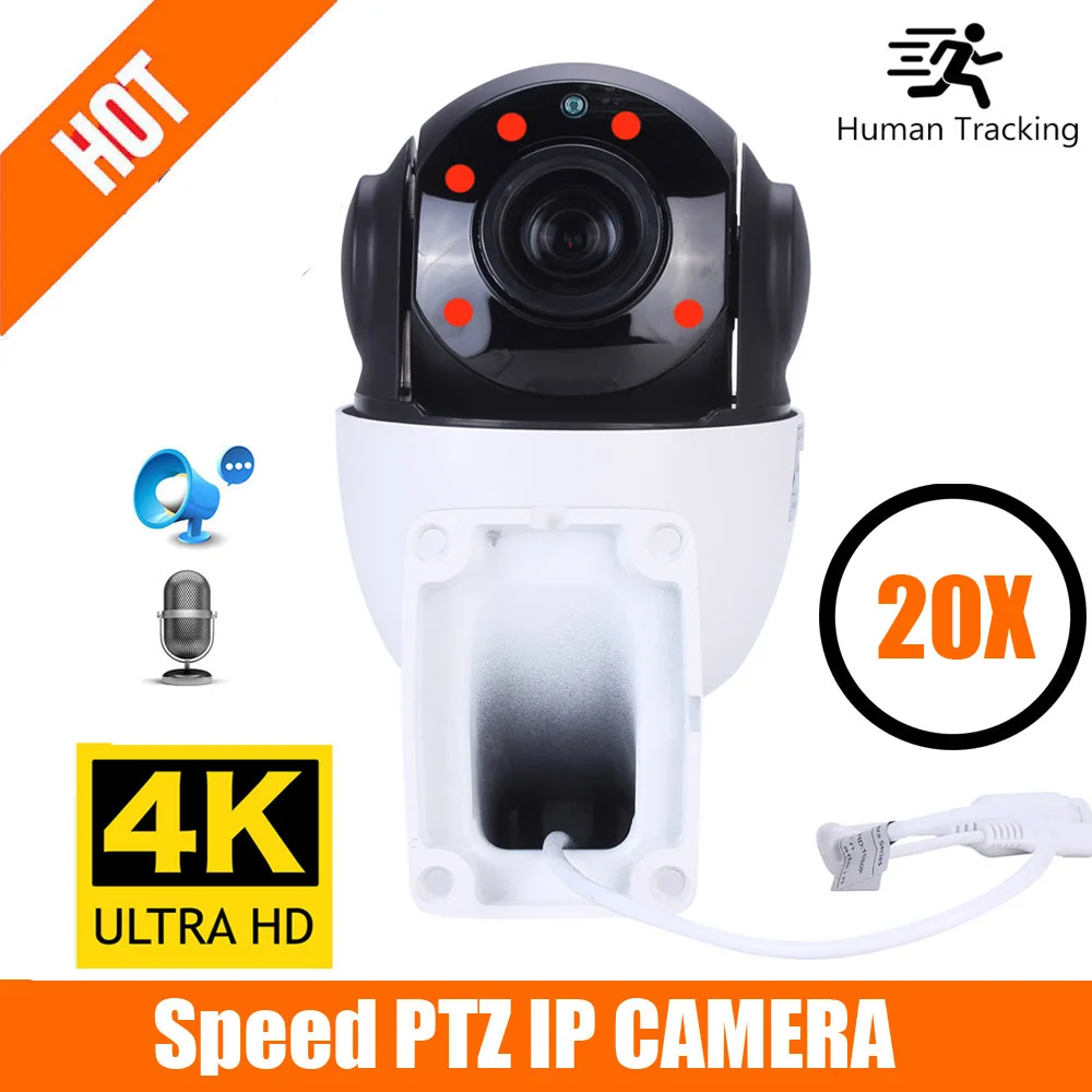 

4K 8MP 20X zoom ONVIF PTZ Camera high speed dome Camera HD 1080P indoor outdoor IP P2P camera waterproof security CCTV camera