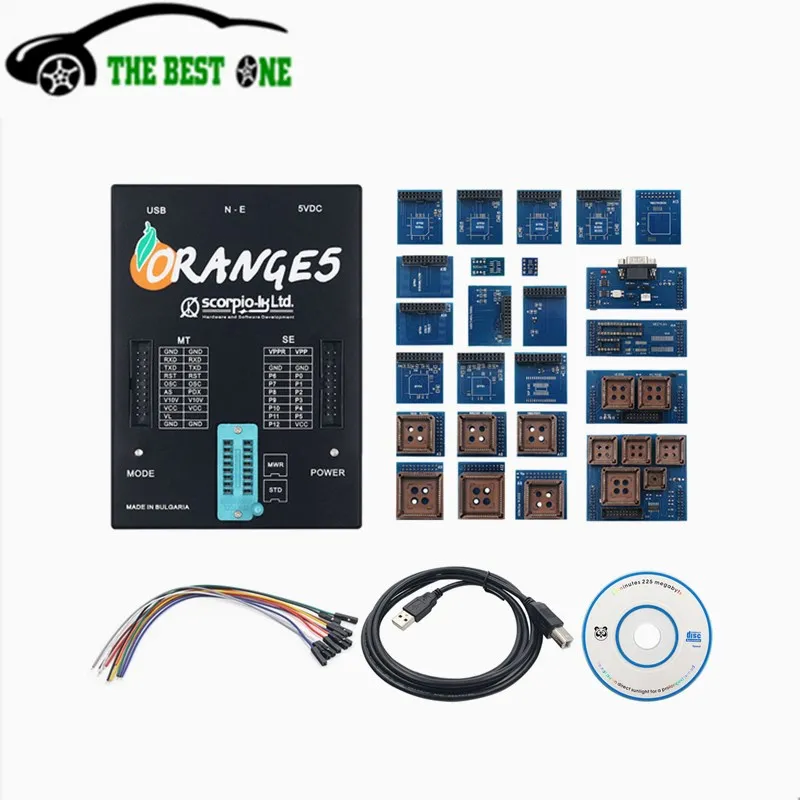 Программатор Orange5 V1.34 полный комплект адаптеров профессиональная