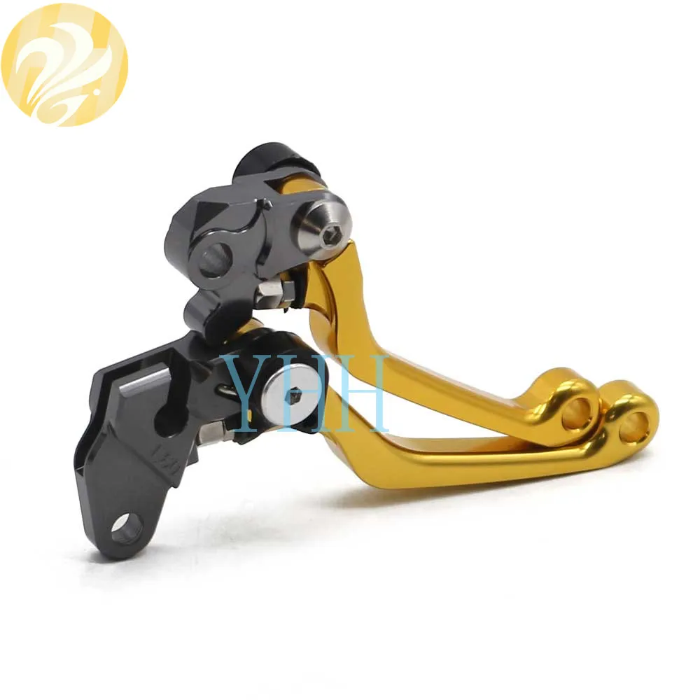 

CNC Aluminum Gold Motorcycle Brake Clutch Red Levers Pivots For Honda YZ80 YZ85 2001-2014 2010 2011 2012 2013 01-14 Pit Bike