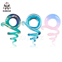 colorful spring ear piercing expanders ear strechers flesh body jewelry gift for unisex person earring stud 6mm to 10mm