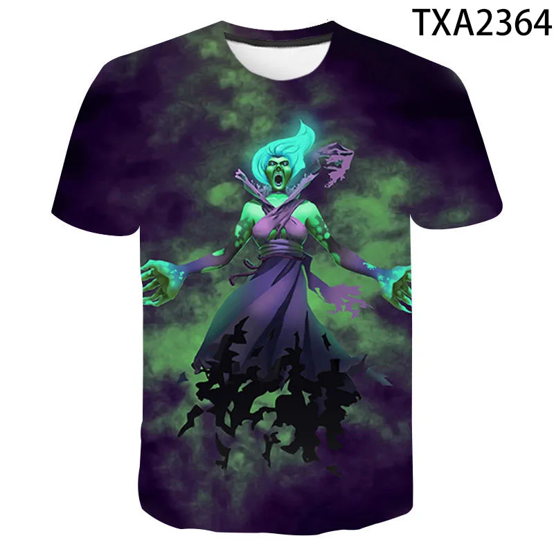 

3D Printed Summer Game Dota 2 Short Sleeve T-shirt Casual Boy Girl Kids Fashion Streetwear Men Women Children Cool Tops Tee