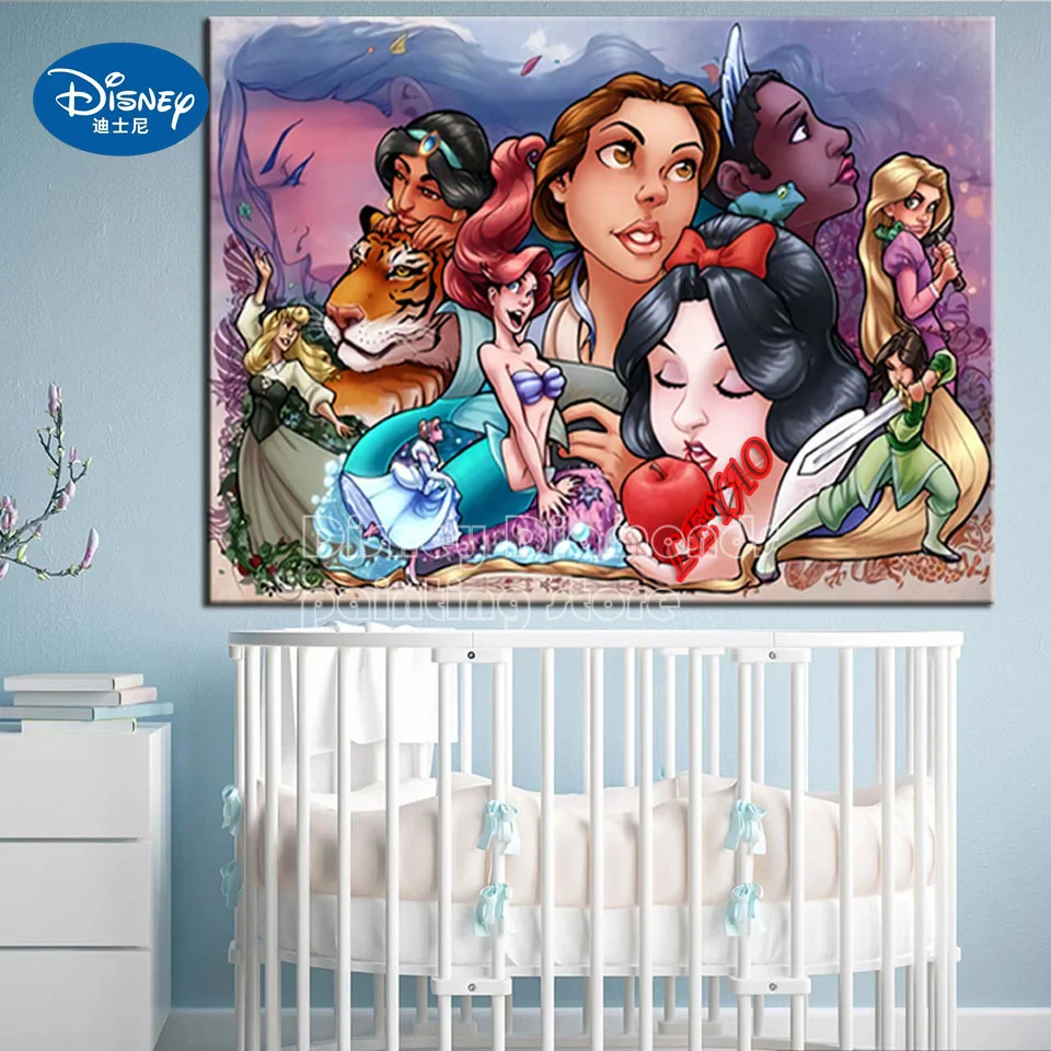 

Алмазная живопись 5D «сделай сам», Новое поступление, фантазия, аниме, принцесса, мультфильм, полноразмерная круглая мозаика, вышивка крести...