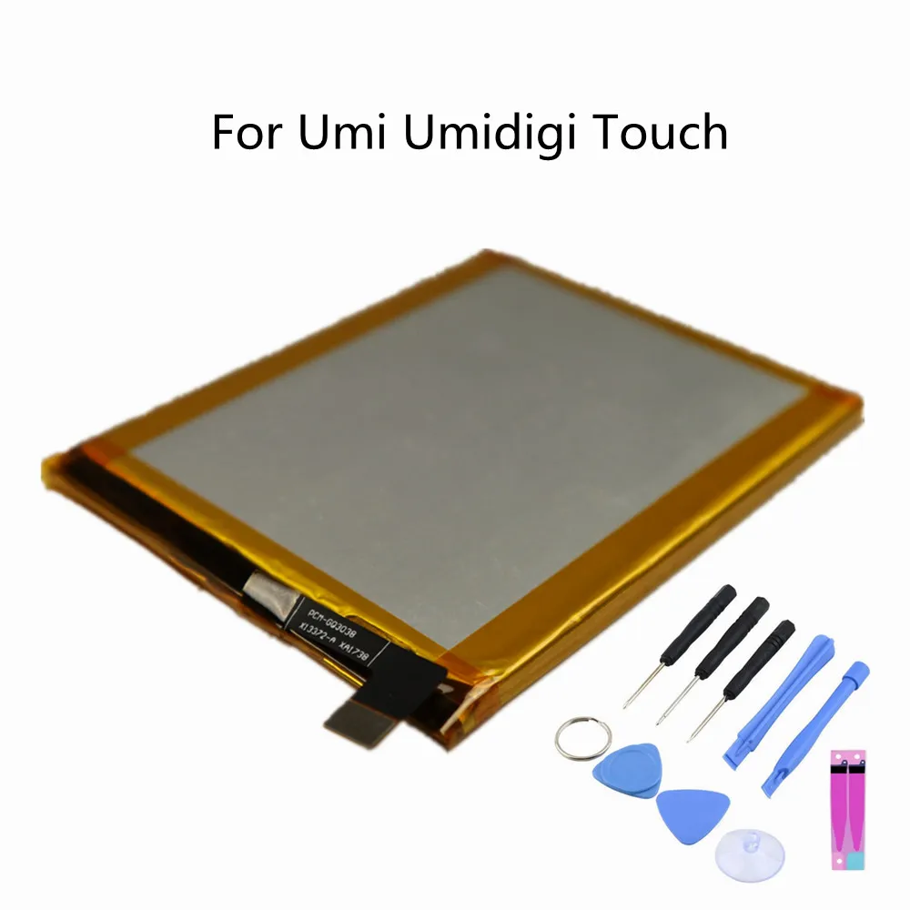 

Аккумулятор 100% мА · ч, высокое качество, 4000 оригинал, для сенсорных аккумуляторов Umi Umidigi, с инструментами