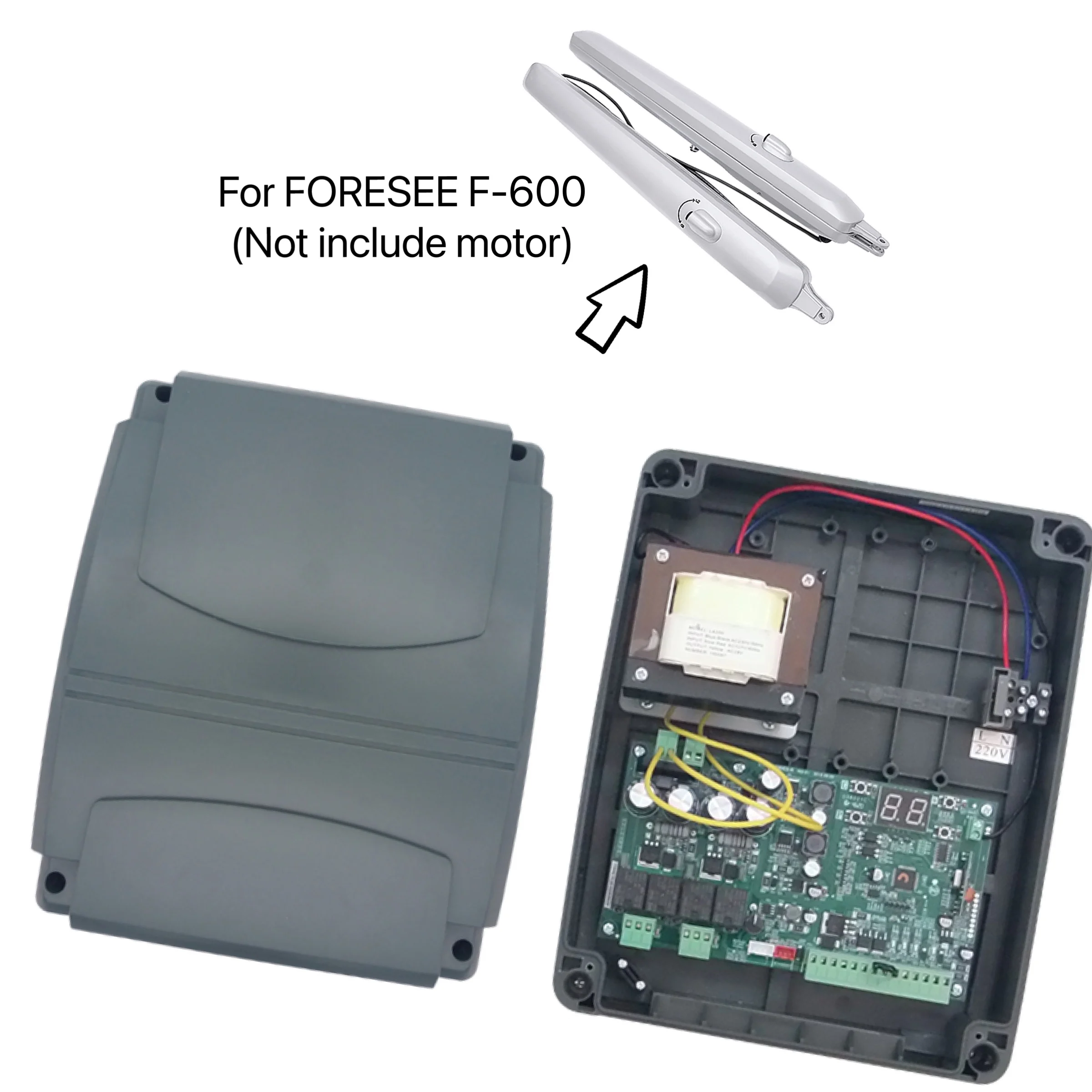 FORESEE F600 Automatic Dual Arms Electric Swing Door Gate Opener Operator Original Accessories F-600 Control box remote control |