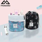 Mosodo косметичка модная круглая Водонепроницаемая дорожная сумка для хранения веревок для макияжа Женская Дамская коробка