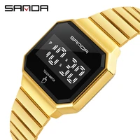 sanda luxury men watch touch screen led watch waterproof digital watch sport watches for men electronic clock relogio masculino