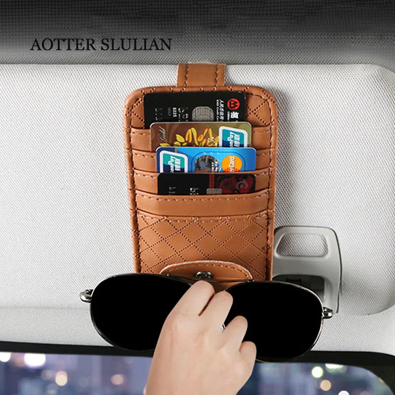 Автомобильный солнцезащитный козырек карманный органайзер держатель сумка для