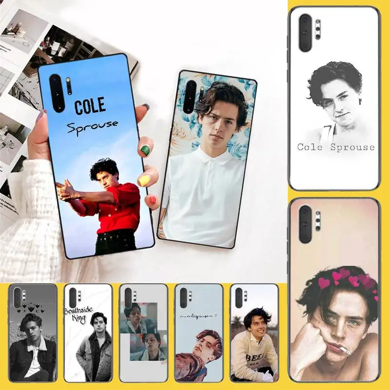 Мягкий черный чехол для телефона PENGHUWAN Sprouse Riverdale Samsung Note 3 4 5 7 8 9 10 pro M10 20 30|Бамперы| |