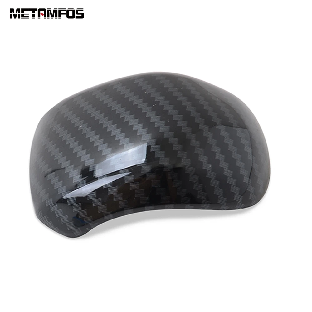 Накладка на головку переключения передач из углеродного волокна для Hyundai Santa Fe 2019