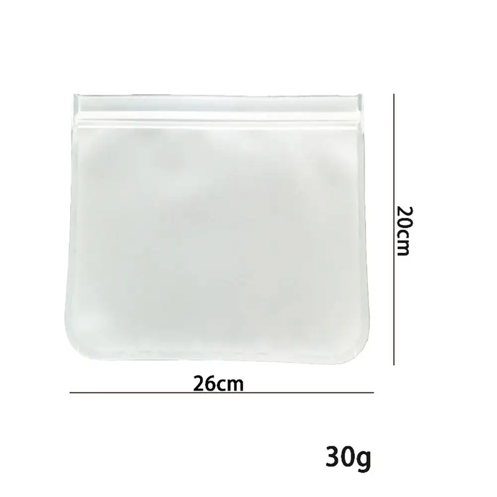 Светло-желтый Многоразовый герметичный Ziploc белый мешок для хранения мяса для бисквита хлеба овощи обернуть пакет с застёжкой для еды закуски туалетные принадлежности - Цвет: Светло-желтый