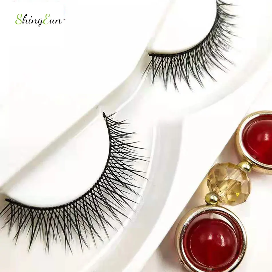 Норковые ресницы 5D накладные из натуральных волос ручной работы многоразовые