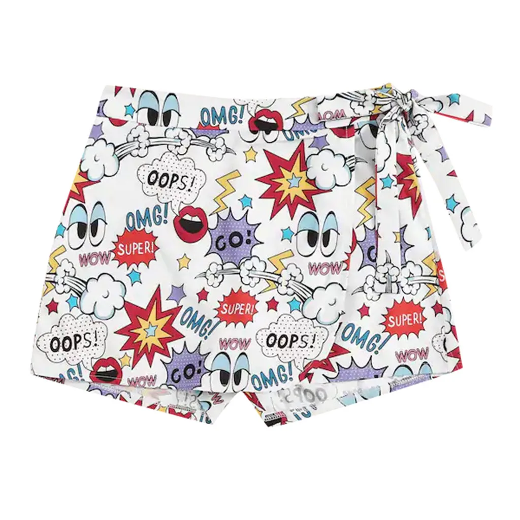 Летние пляжные шорты штаны Для Женщин Принтом пикантные белые рваные джинсы