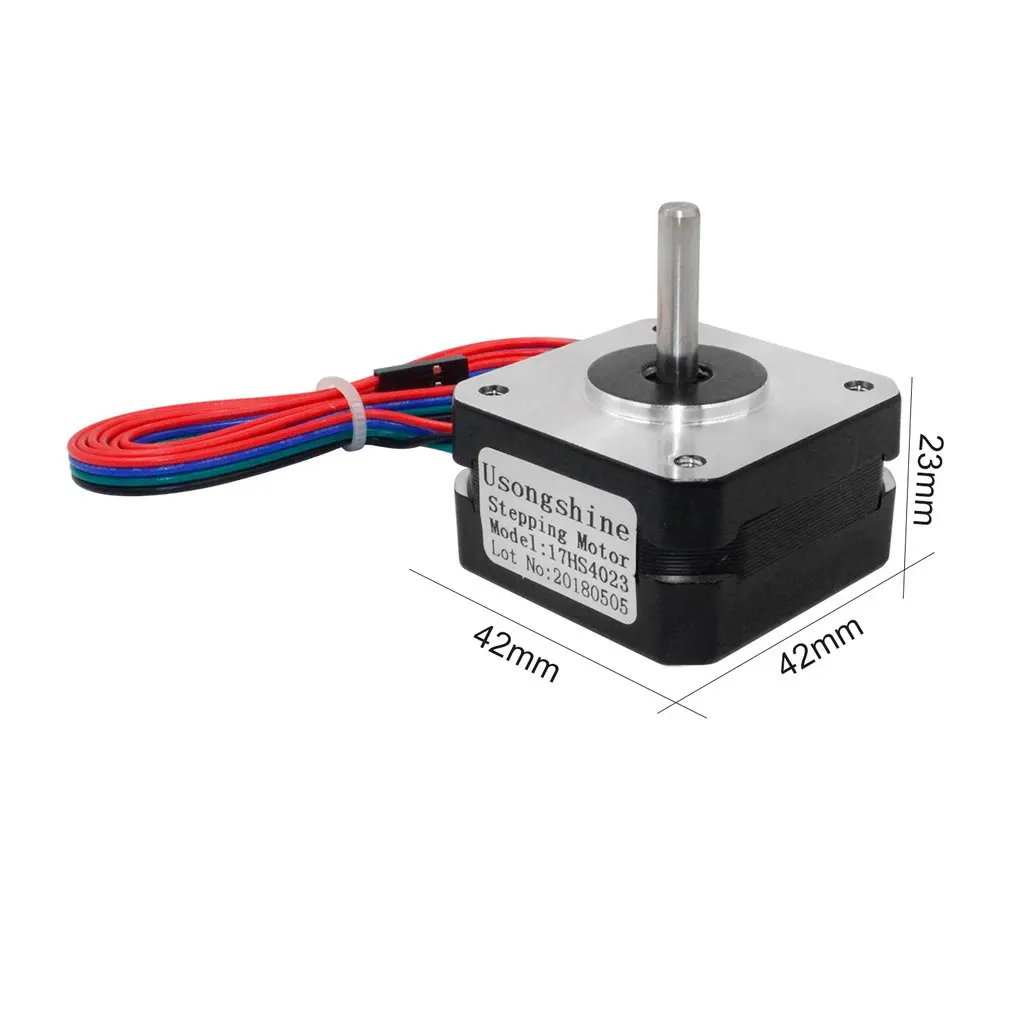 

17HS4401 4-lead Nema 17 Stepper Motor 42 Motor 42BYGH 1.5A with DuPont line 1m Wire CE CNC Laser and 3D Printer Motor