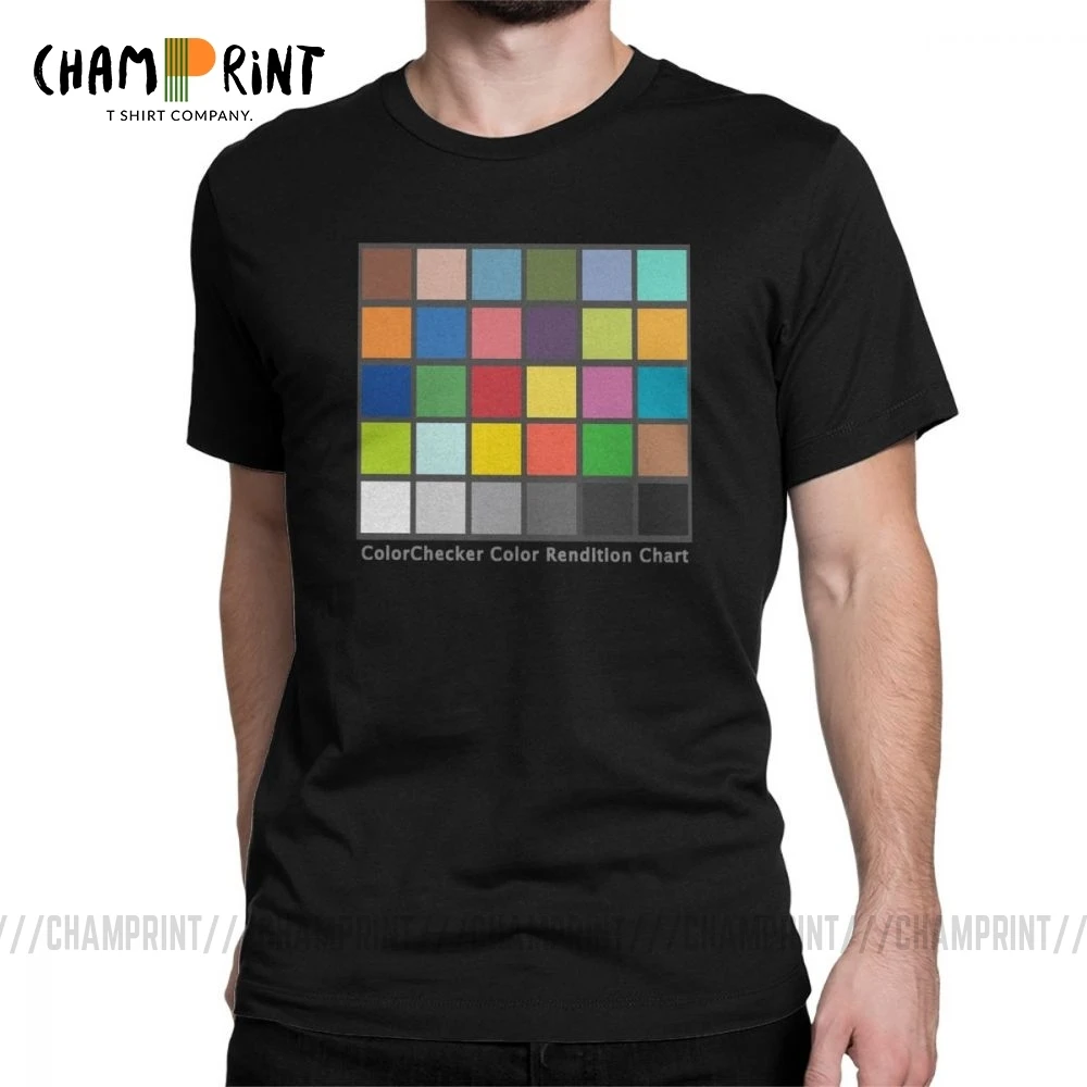 Мужская цветная клетчатая настольная футболка винтажная хлопковая с коротким