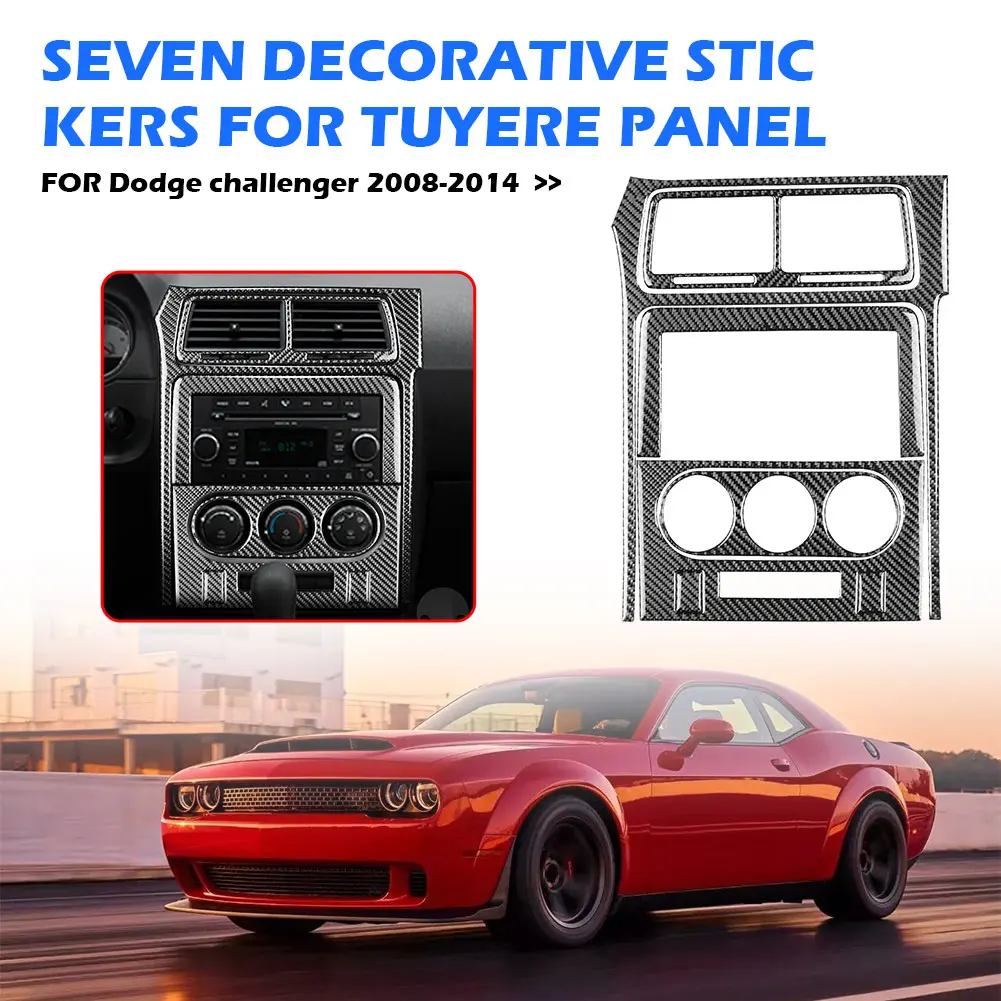 

7pcs/set A/C Navigation Panel Frame Decoration for Dodge Challenger 08-14