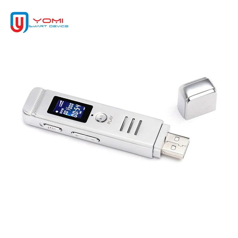

8G Professional Digital Voice Recorder USB Port Mini Voice Recording Pen MP3 Player U Disk Recording Device for Meeting Lecture
