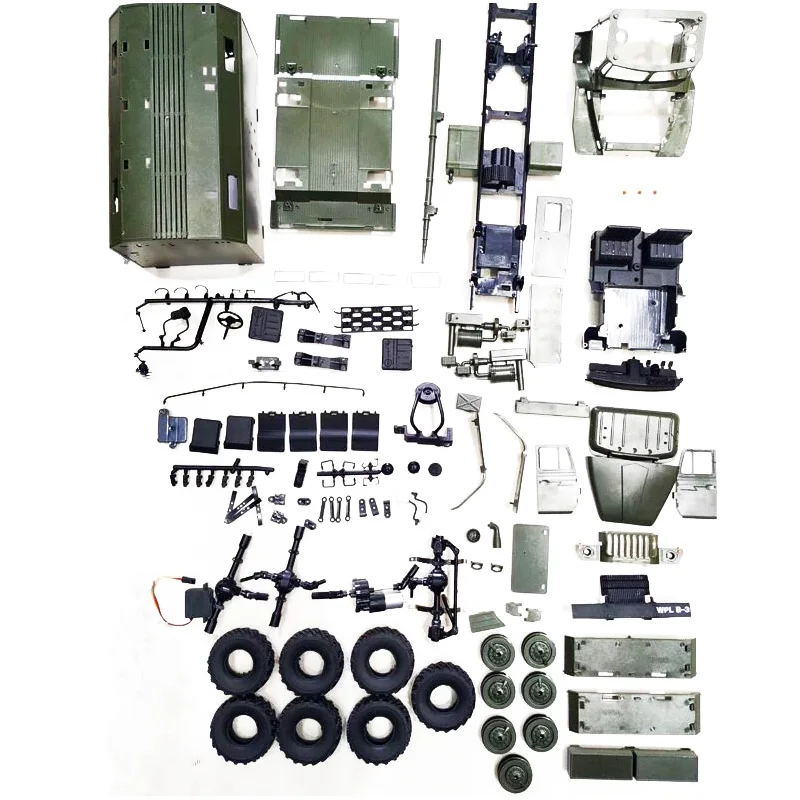 Для WPL B36 набор грузовиков 1:16 Урал р/у грузовик DIY Набор 2 4G 6WD Рок Гусеничный