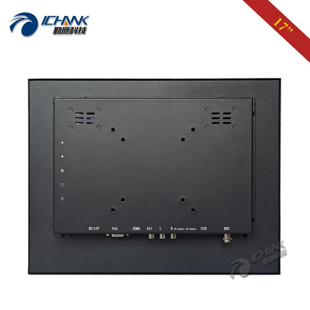 ZB170TC-V59/1" дюймовый 1280x1024 4:3 стальной корпус настенный HDMI VGA USB Сопротивление сенсорный ПК-монитор ЖК-дисплей Стандартный экран