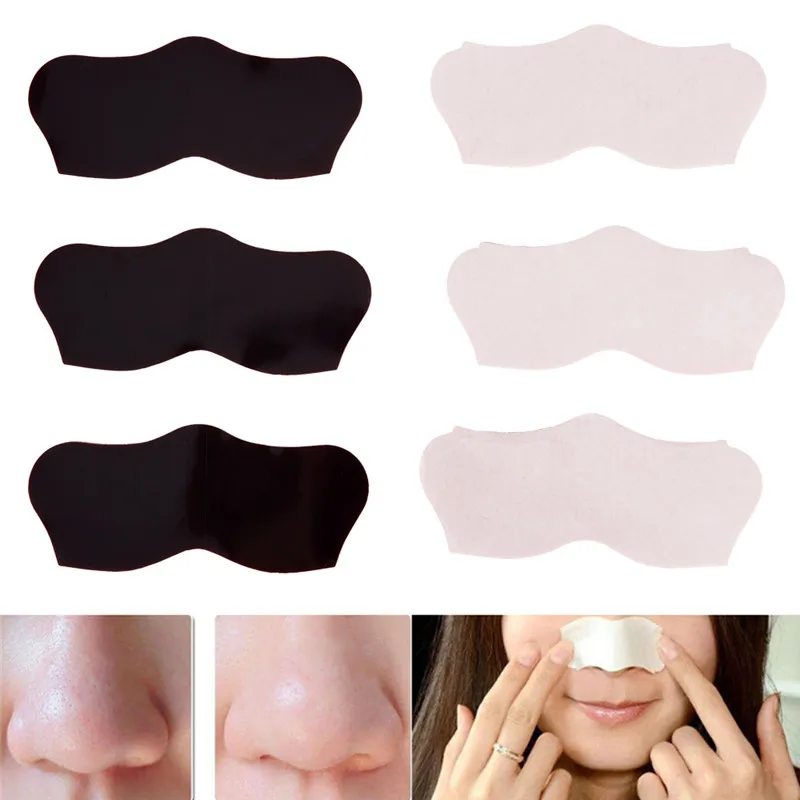 

10pcs Skin Care Nose Blackhead Deep Cleansing Black Head Remover Nose Masks Shrink Pore Strip Black Mask Peeling Acne Treatment