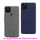 Чехол для Google Pixel 4A 5G, жесткий ударопрочный чехол из искусственной ткани для Pixel 4A 4G Pixel 5 5A, чехол