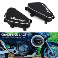 for honda varadero xl1000 xl 1000 2007 2013 with givikappa crash bar bags motorcycle waterproof bag repair tool placement bag