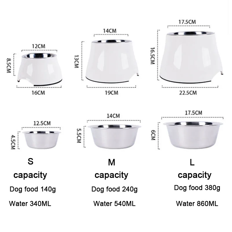 Новая миска для домашних питомцев из нержавеющей стали нескользящая кормушка