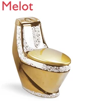 bathroom gold plated color wc toilet bowl ceramic gold toilet