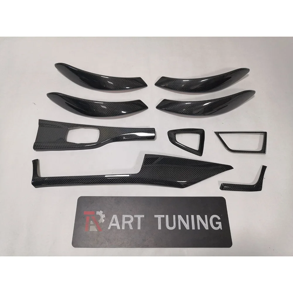

9pcs Carbon Fiber Interior Trims for bmw f30 RHD High