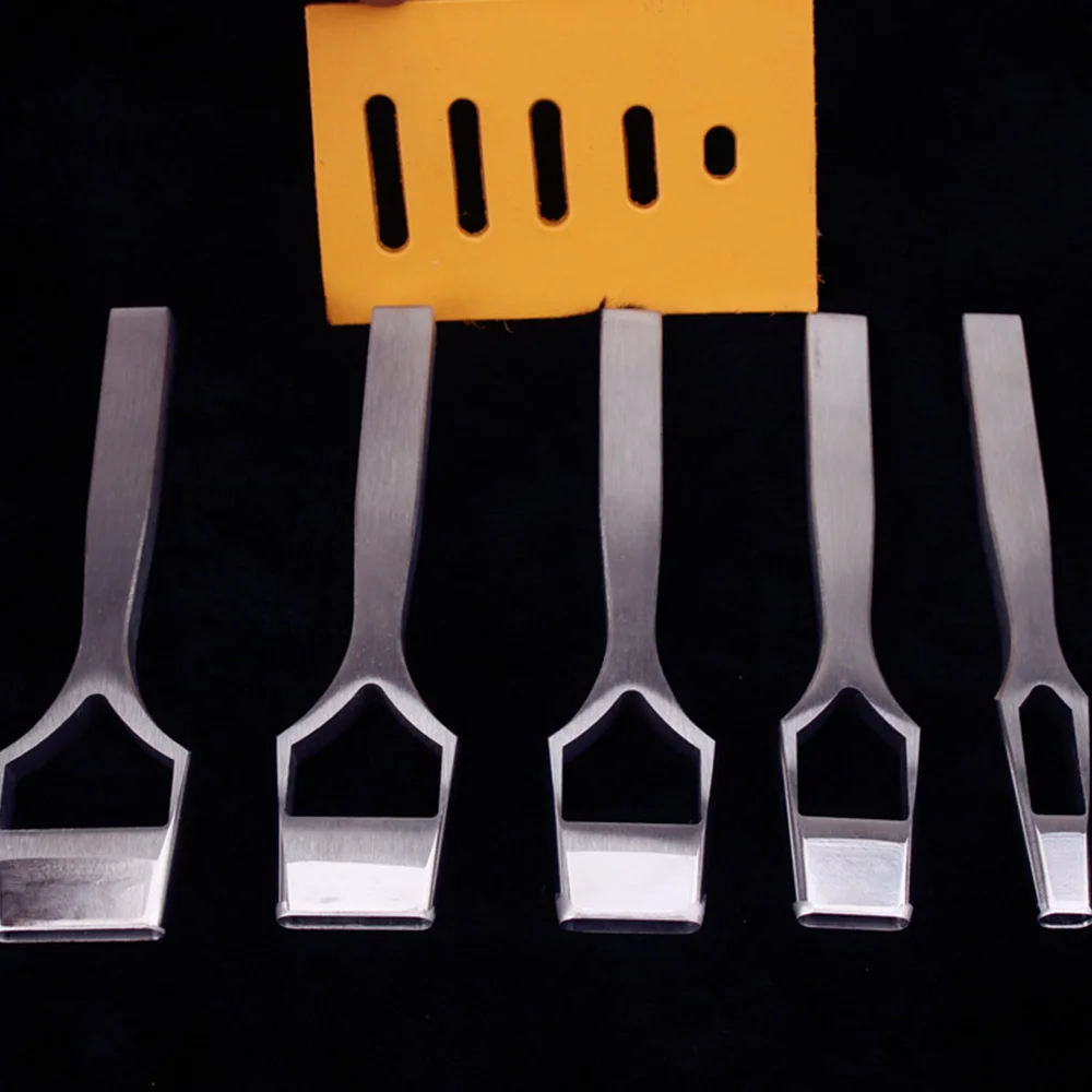 1 шт. ручной инструмент для работы с кожей из нержавеющей стали ремешок ремня