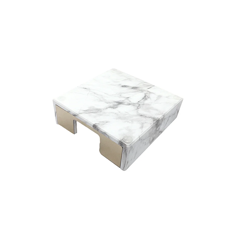 Мраморный держатель для записей золотые самоклеящиеся блокноты кубические