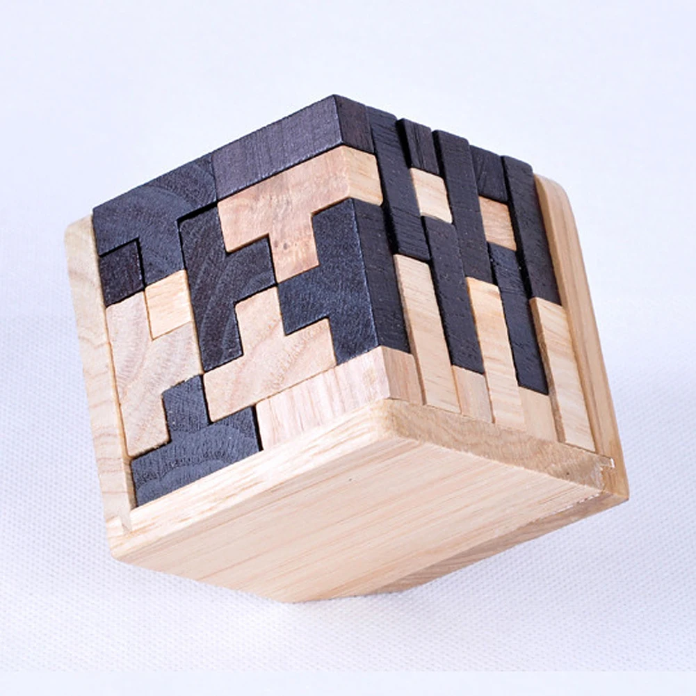 Kids Cognition Puzzle Toy Interlocked Magic Cube DIY Speed Game for Kids Adults Puzzle Baby Early Educational Toy images - 6