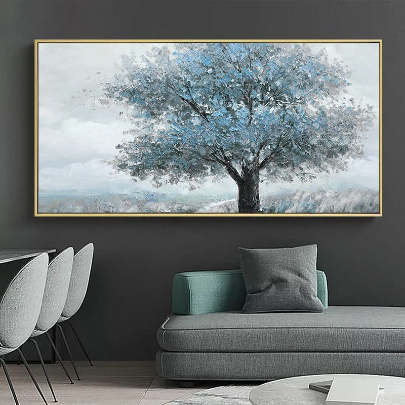 

Landscape Interior Paintings Prints Wall Art Decor Aesthetic Tree Personalized Nordic Posters Pictures Living Room Decoration