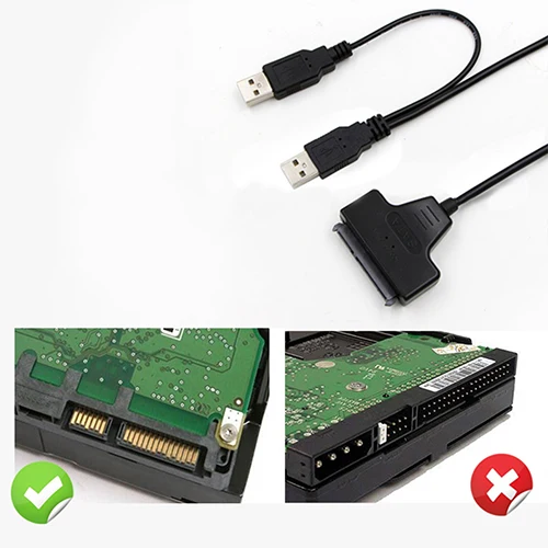 2018 chaud ordinateur dur pilote кабель для подключения 2 5 &quot22 P 0 USB vers SATA адаптер HDD/SSD ordinat| |