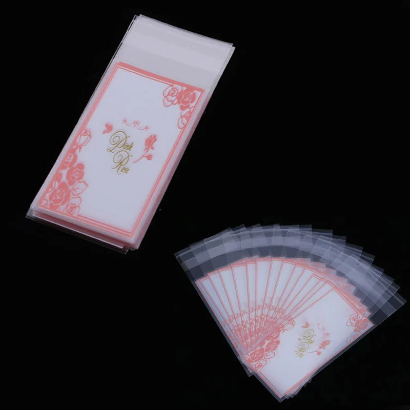 100 шт прозрачный мешок самоклеящиеся пакеты коробка конфет на свадьбу День