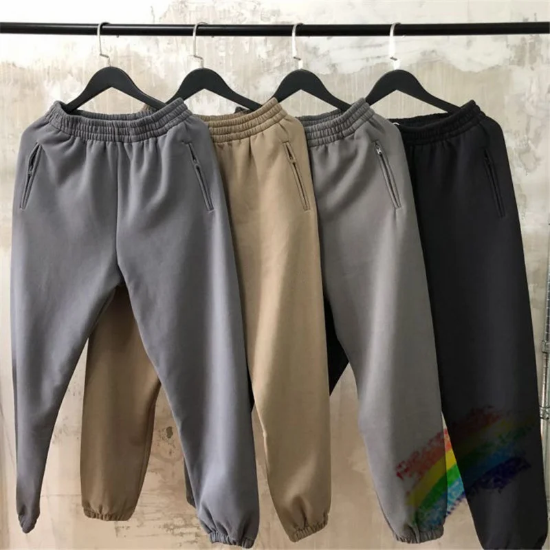 Kanye West SEASON 6 TRACKPANTS Men Women 1:1 Best Quality Narrow Feet Skateboards Cotton Sweatpants Pants | Мужская одежда