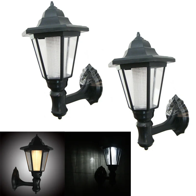 2 шт./лот уличный светодиодный энергосберегающий светильник на солнечной энергии