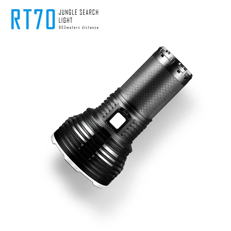 Imalent RT70 Cree XHP70 2-го поколения USB Перезаряжаемый светодиодный фонарь с аккумулятором 4X18650 3000 мАч для кемпинга
