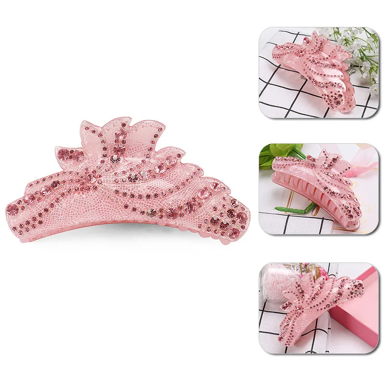 Высококачественный большой роскошный зажим для волос стразы горячая Распродажа