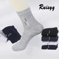 10 pairs mens cotton socks new style black business men socks soft breathable summer winter for male socks 38 44