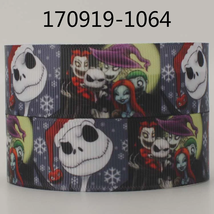 Новая распродажа 50 ярдов счастливый лента для Хэллоуина с изображением печатная