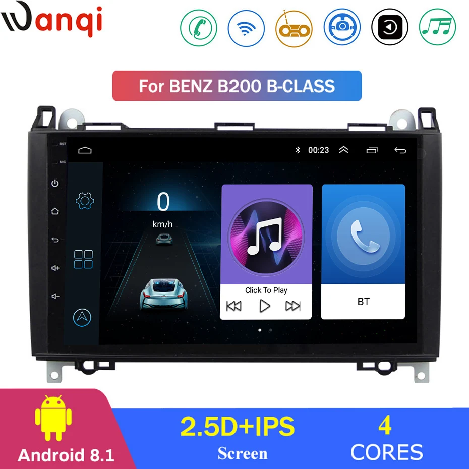 Для Benz B200 b класс Viano Vito W639 W169 B170 W245 W209 автомобильный Радио Мультимедиа Видео плеер